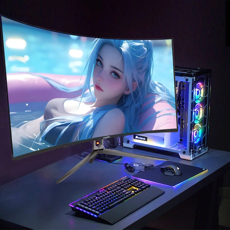 Monitor de computadora de 24 pulgadas FHD 1080P con pantalla IPS de 75Hz y 1ms de tiempo de respuesta, monitor blanco para juegos de PC, para escritorio, hogar y oficina, pantallas LED.