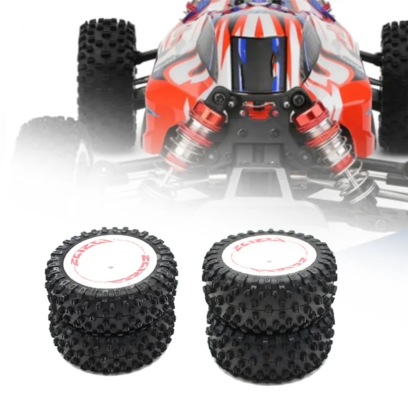 AS96-RC Car Spare Parts Front Rear Tires For Wltoys 1/12 124008 DIY RC Car Upgrade Parts