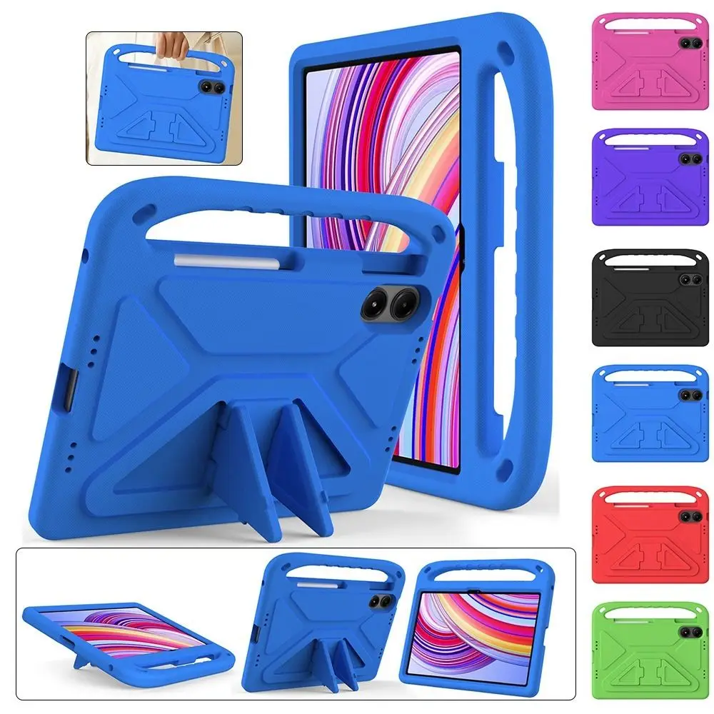 Hot Hand-held Kids Safe EVA Case Shockproof Anti-fall Tablet Cover Lightweight 12.1 Inch Tablet Case for Xiaomi Redmi Pad Pro