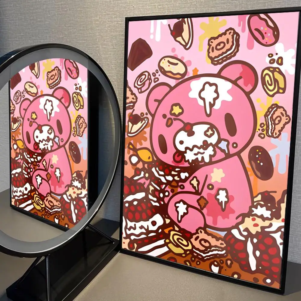 Cartoon G-gloomy Bear Poster Home Furnishing decoration Highend Kraft paper Poster Wall Painting Home Living Room Decoration