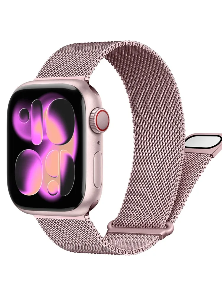 Pasek z pętlą magnetyczną do zegarka Apple Watch 40 mm 44 mm 45 mm 41 mm 42 mm 38 mm Bransoleta Correa iWatch Series 3 4 5 6 SE 7 8 9 Ultra 49 mm — zdjęcie 2