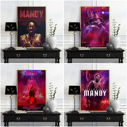 Mandy Psychedelic Action Horror Film Art Print Poster Movie Illustration Canvas Painting Video Room Cinema Decor Wall Picture