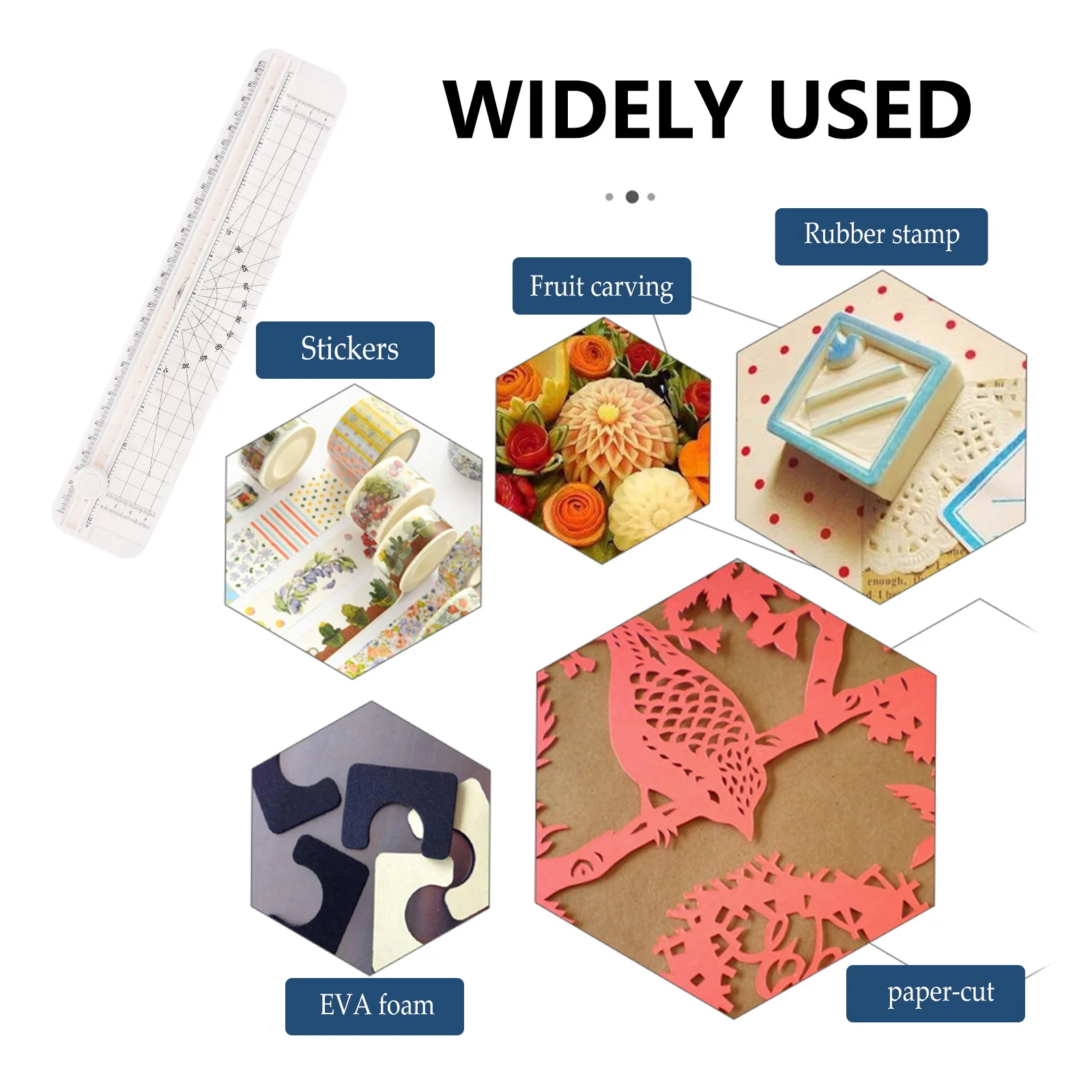 Mini Paper Cutter Compact A4 Trimmer Pull-Out Ruler Alignment Grid Safety Guard Replaceable Blade For Photo Label Trimming