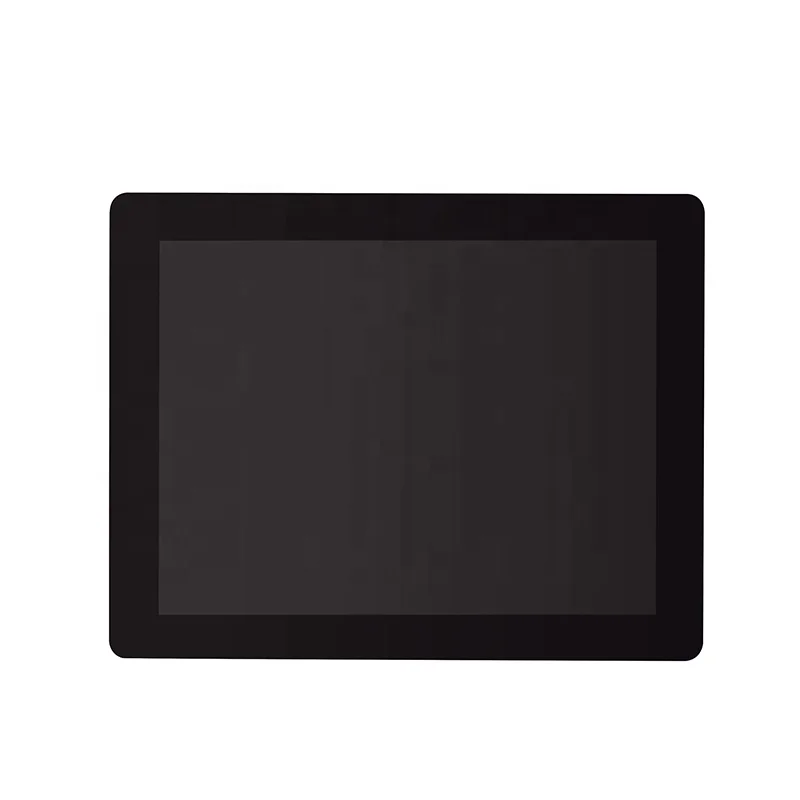 8 Inch Industrial Touchscreen Monitor, IP65 Square LCD HMI Display Capacitive Touch Screen Embedded Industrial Monitor