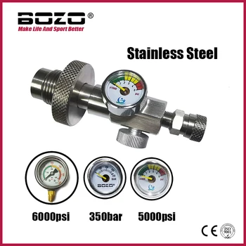 צלילה HPA למלא תחנת דין G5/8 מילוי מילוי תחנת מתאם מטען צלילה נירוסטה