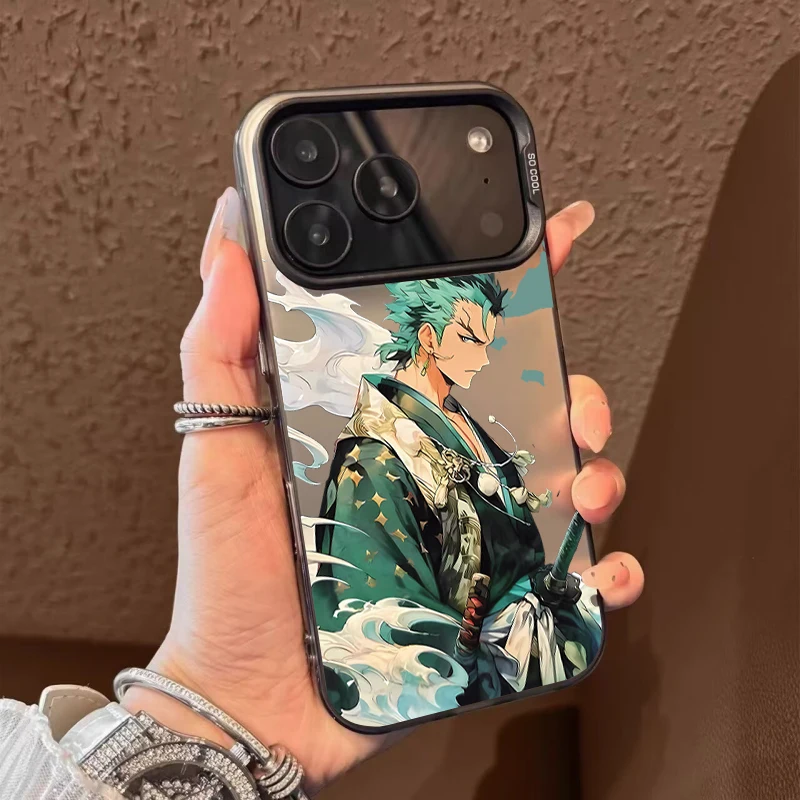 เคสโทรศัพท์ลายการ์ตูนวันพีซ ลูฟี่ โซโล สำหรับ Redmi Note 14 13 Pro Plus A5 A3 15 15C 14C 13C 14 13  แบบด้าน  IMD  แข็ง