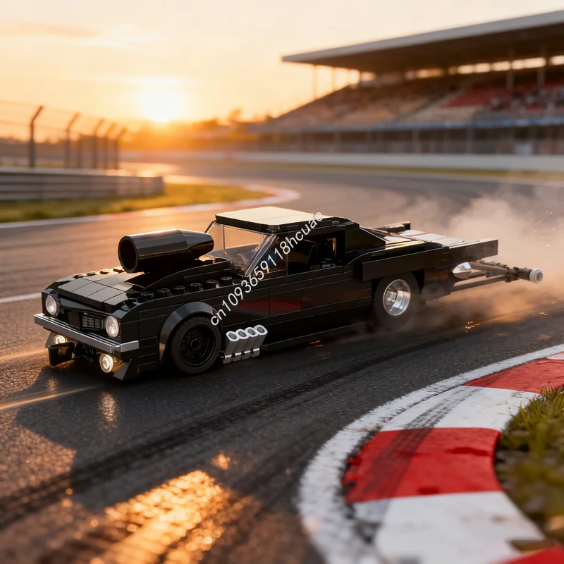 

380pcs MOC Camarosn Bonnie Lizzy Musi City Model Building blocks Christmas gifts Construction DIY creative toy idea Birthday