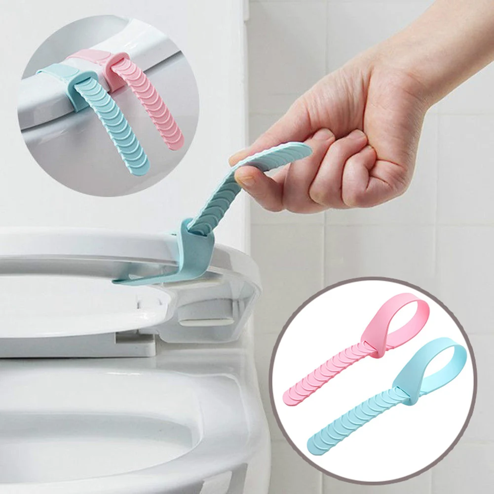 Silicone Toilet Lid Lifter Anti-Dirty Lifter Lift Toilet Lid Accessories Toilet Seat Ring Sanitary Handle Flip Handle