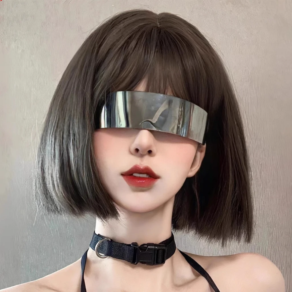 

Новые солнцезащитные очки Y2k для женщин и мужчин, большие прямоугольные градиентные очки, солнцезащитные очки в стиле стимпанк, очки, зеркальные очки