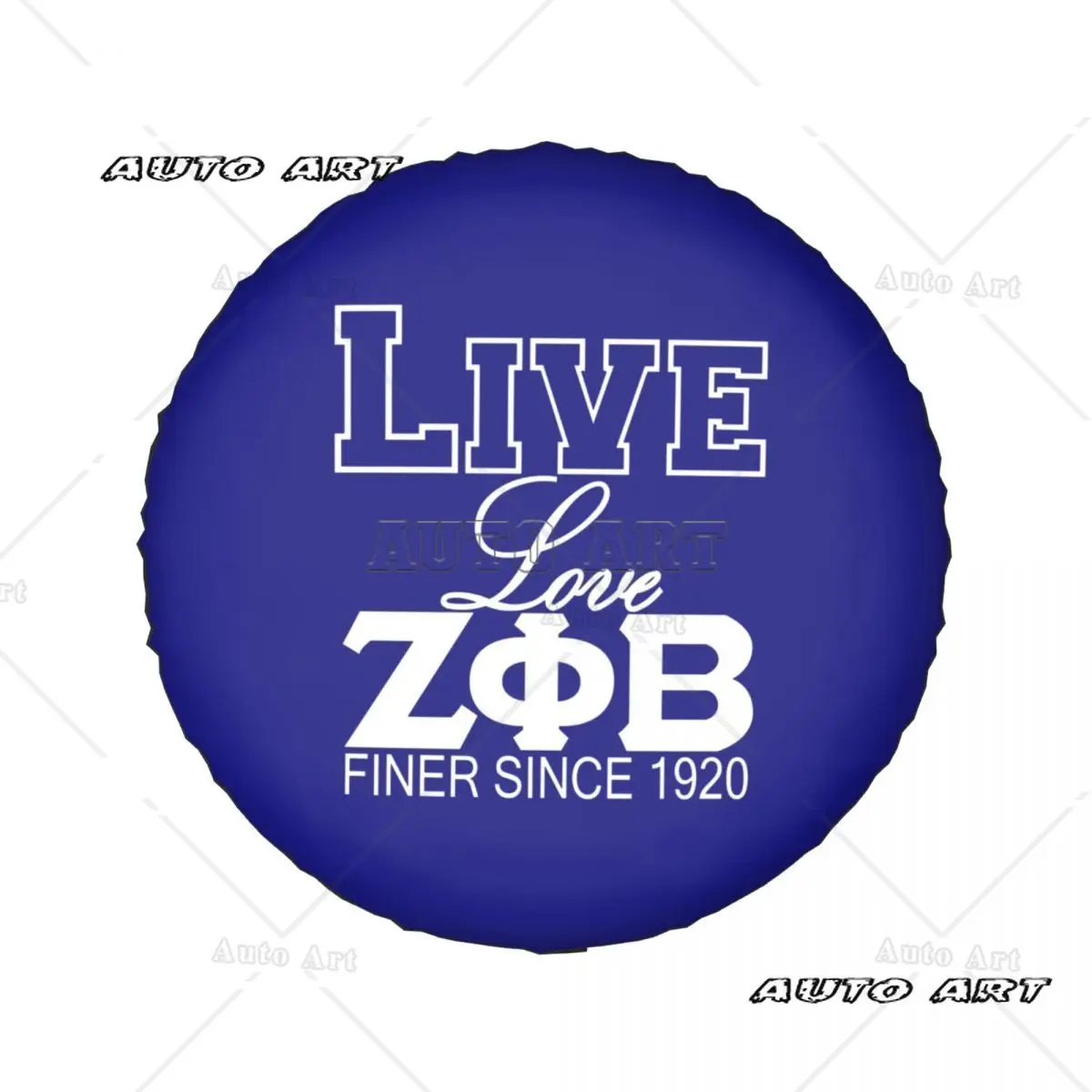 Live Love ZPB 1920 Spare Tire Cover Case for Zeta Phi Beta Greek Letter Car Wheel Protectors Accessories