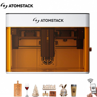 Atomstack P1 5W Diode Laser Mini Wifi For Home Customized Creative Processing Logo Dog Tag DIY Laser Engraving Machines
