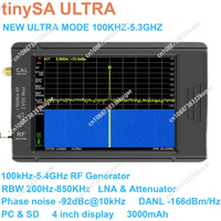 New TinySA ULTRA 100K-5.3GHz Hand Held TinyAnalyzer With Battery   4\