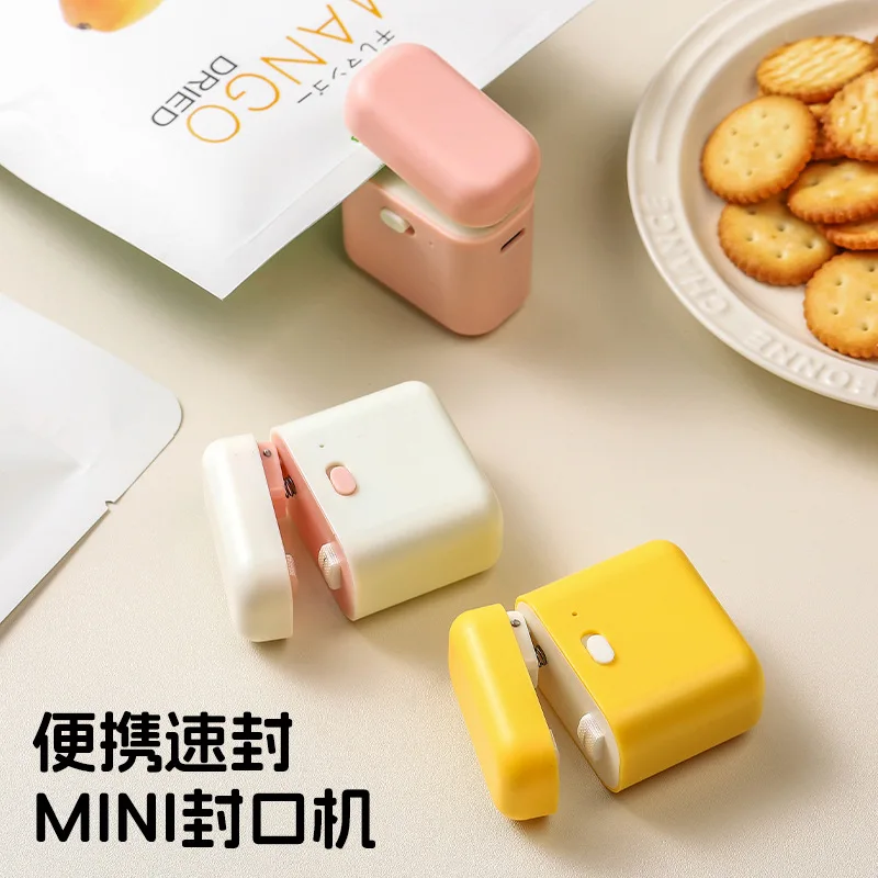 C13 - mini cute sealer: small, home-use sealing machine for snack bags, and food preservation. your go-to sealing solution!