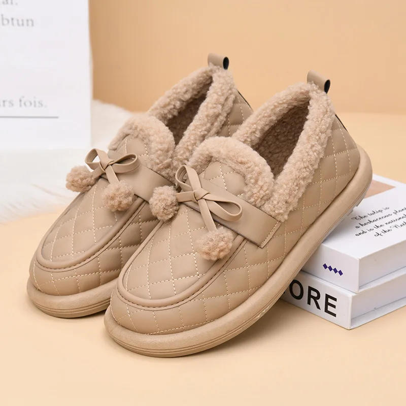 New Autumn and Winter Products Women's Low Cut Cotton Boots Warm Comfortable Breathable and Casual Shoes