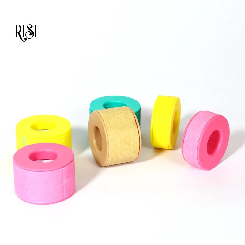 RISI Silicone Gel Tape for Lash Extensions Sensitive Multiple Non-Woven Breathable Under Eye Pad Patches Lash Tools
