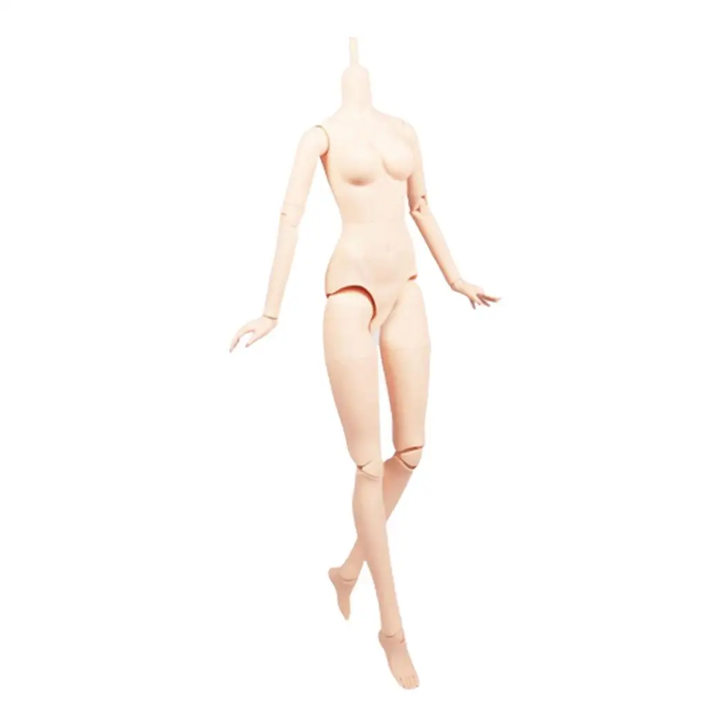 

1/3 Flexible Vinyl Girl Body Mold Without Head DIY Crafts Practice Parts