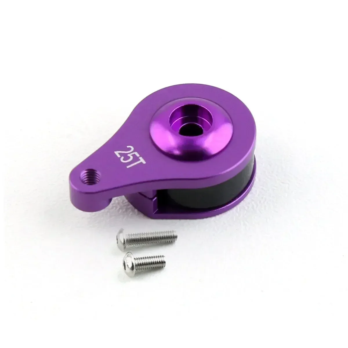 15mm furo único 25T braço servo de liga de metal ajustável para carro FUTABA/SANWA/TACTIC/ACOMS/TAMIYA 1/10 RC