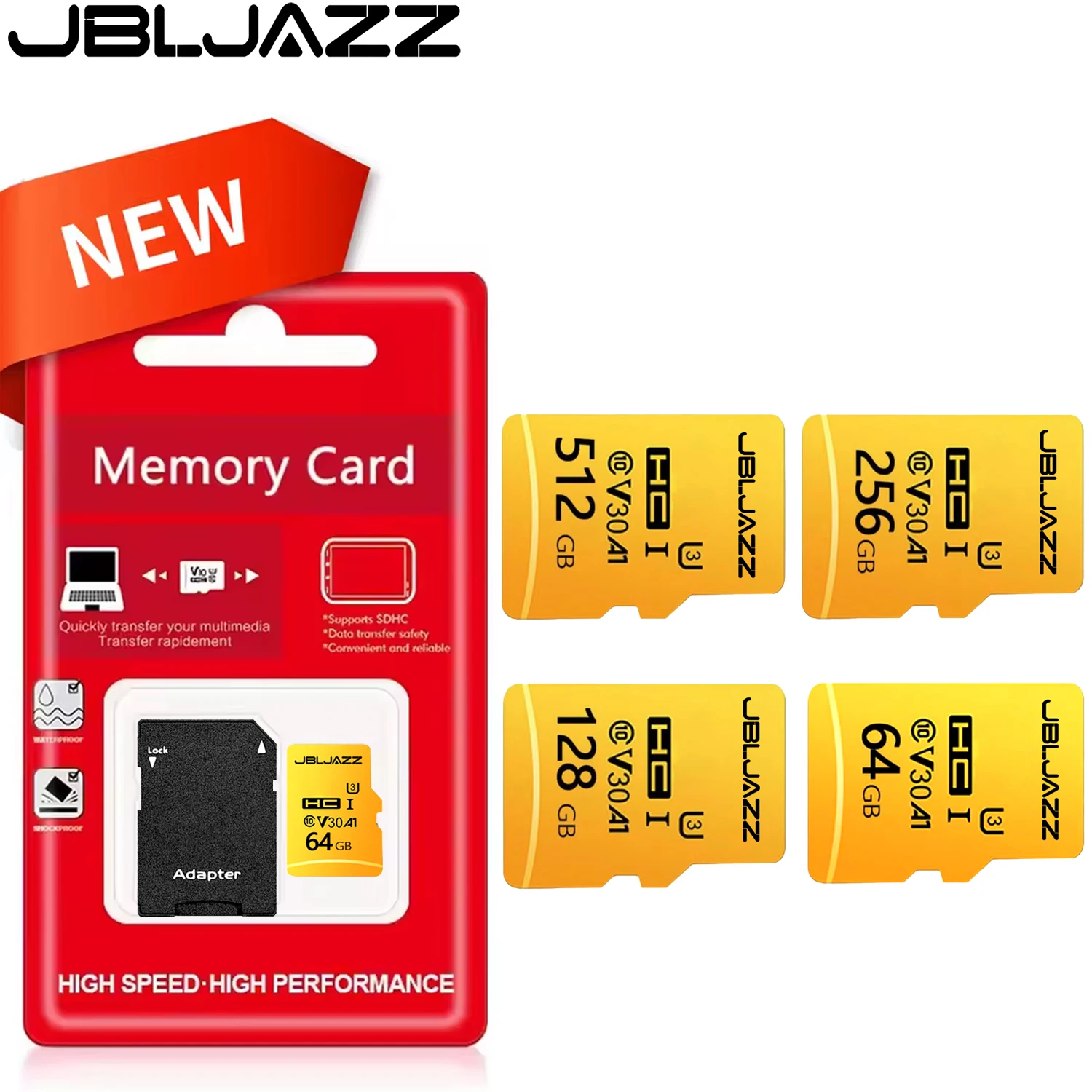 

Micro TF SD Card 512GB 256GB 128GB Memory Card C10 U3 V30 4K HD Video TF Card 64GB For Drone Audio Surveillance Device