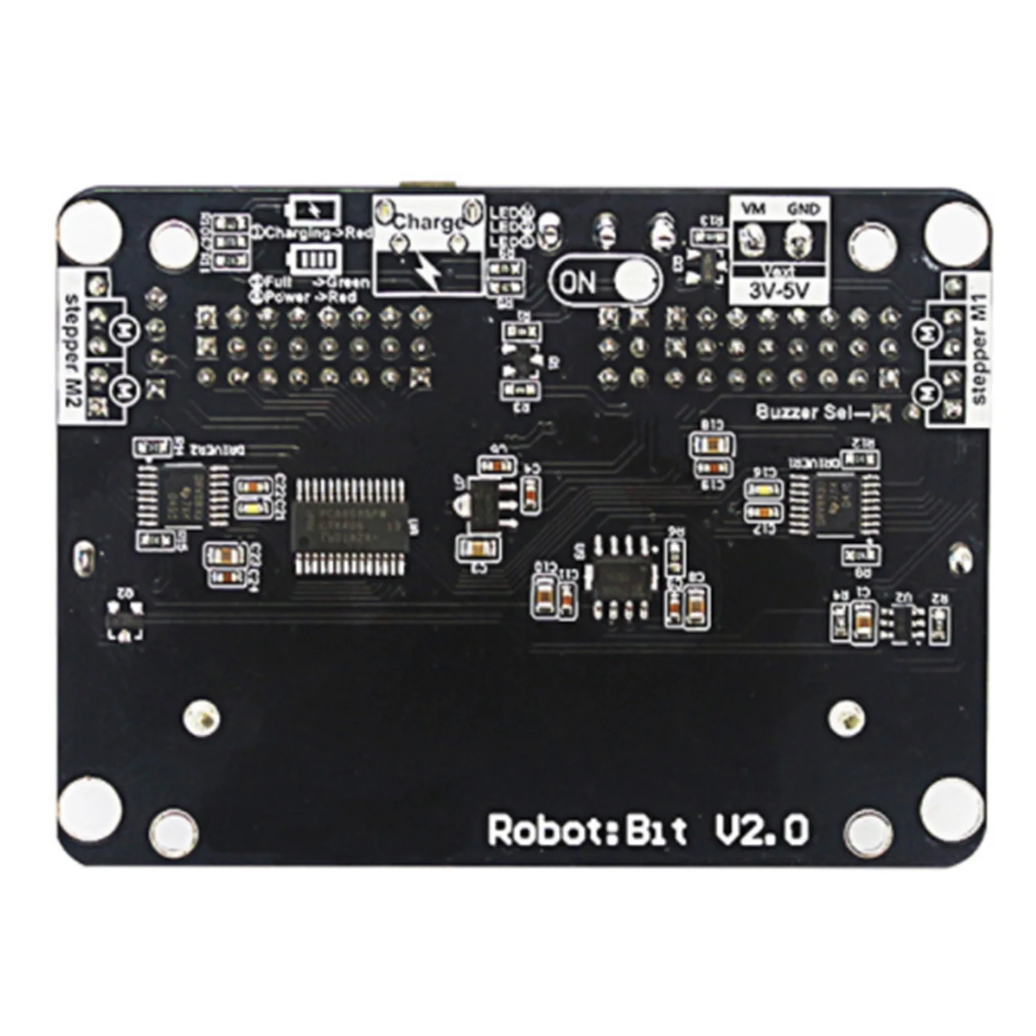 Placa de expansión para MICROBIT, placa adaptadora de Microbit, Robot de programación de coche inteligente, expansión DIY Python