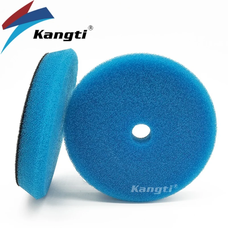 

Kangti 3"/5"/6" Car Spong Buffing Polishing Pad T-Shape Flat PolishPad Hook&Loop Removes Scratche For Polishing/Waxing