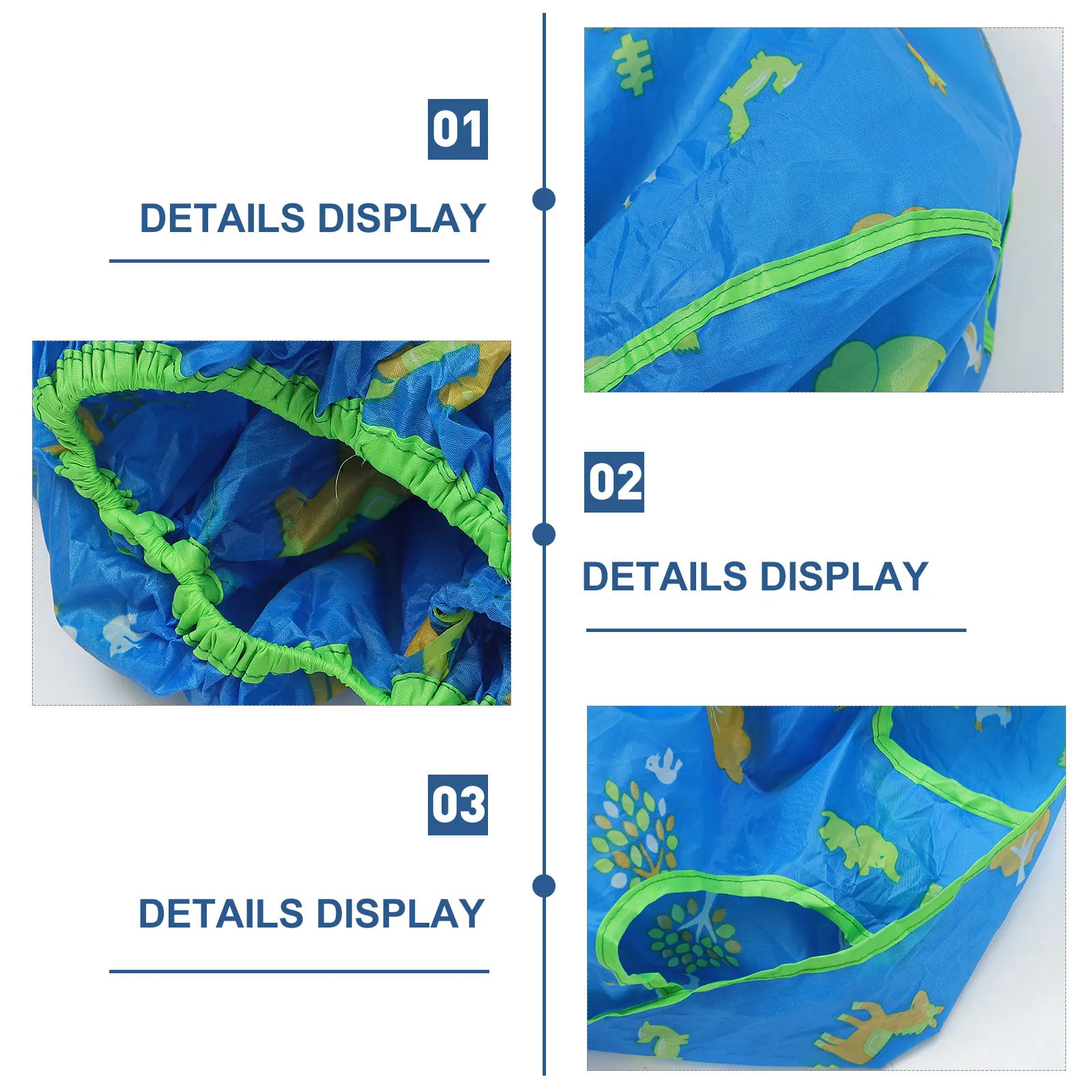 Capa portátil para assento de carrinho de bebê, capa para cadeira alta para crianças, anti-sujo, desenho animado, proteção para saída, shopping, suprimentos