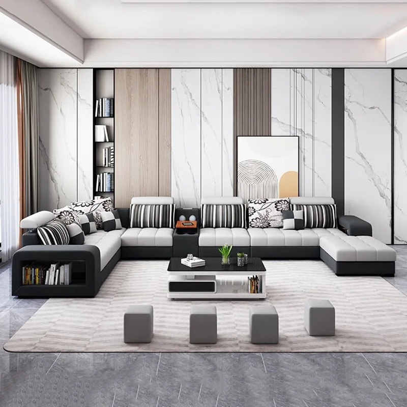 Luxury Classic Living Room Sofas Storage Lounger Coffee Tables Multifunctional Sofa Nordic Floor Woonkamer Banken Furniture