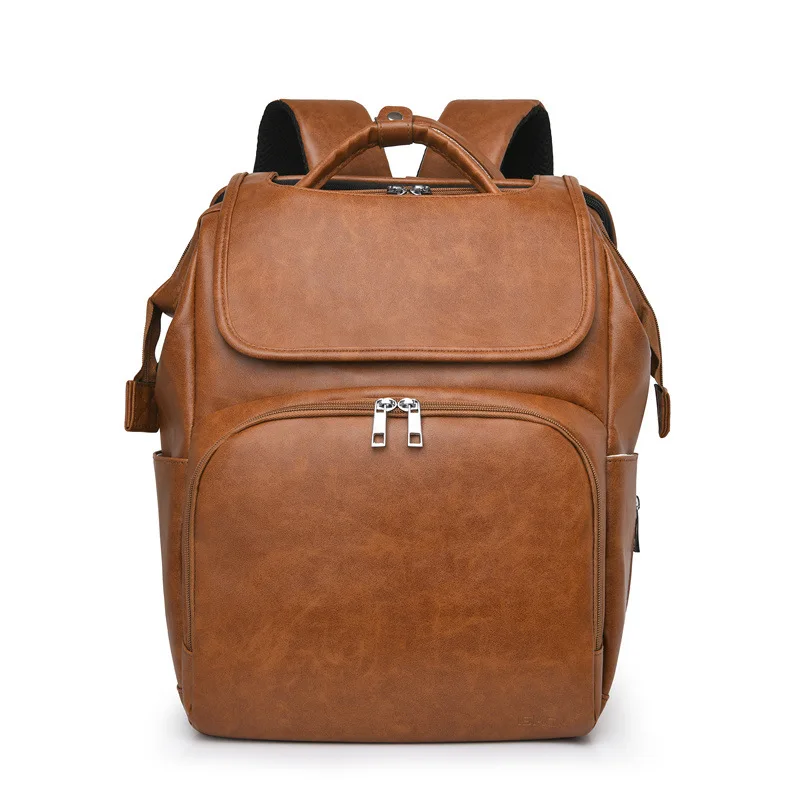 Backpack Kids Stroller Outdoor Travel Diaper Bag Large Capacity PU Handbag Waterproof Maternity Multi Functional Mommy Bag