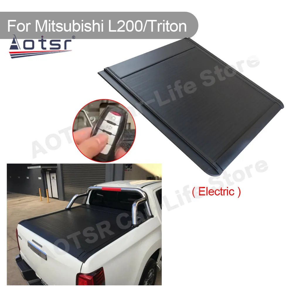 For Mitsubishi L200 Triton Pickup Tonneau Cover Truck Trunk Electric Box Cover Roller Shutter Tail Box Cover Rear