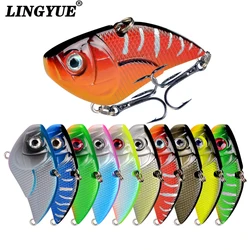 LINGYUE VIB Isca Artificial 5cm 14.5g Fishing Lure Hard Plastic Wobblers Deep Water Crankbait 10 Colors Available