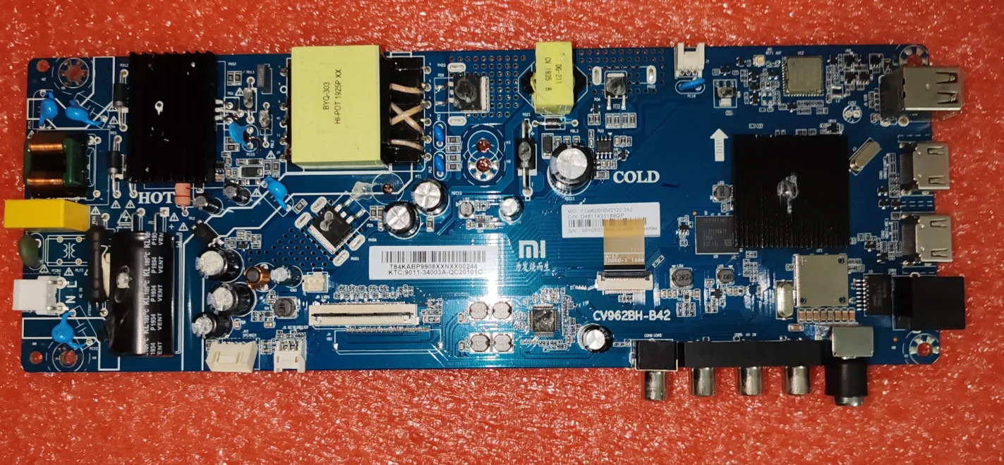 

CV962BH-B42 Three in one TV motherboard WiFi network, tested with physical photos for 67.2--86.4v 550MA