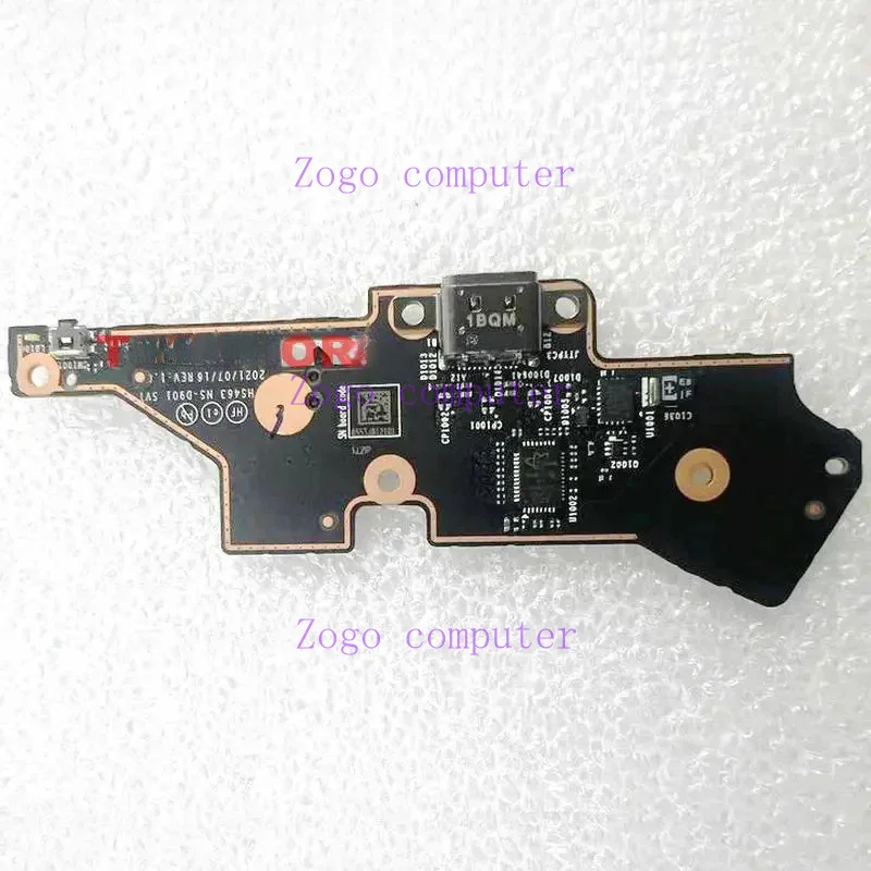 Original for Lenovo Yoga slim 7 Carbon-14ACN06 laptop power Botton Switch USB Type-C IO board NS-D901 5c50s25263 free shipping