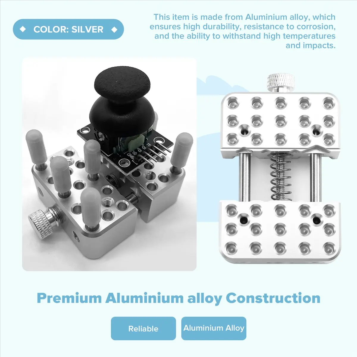 Goodprice Bench Pliers Aluminium Alloy Vise Fixture Multi-Function Clamp Model Making Fixed Jig DIY Crafts Remodeling Vise Tool