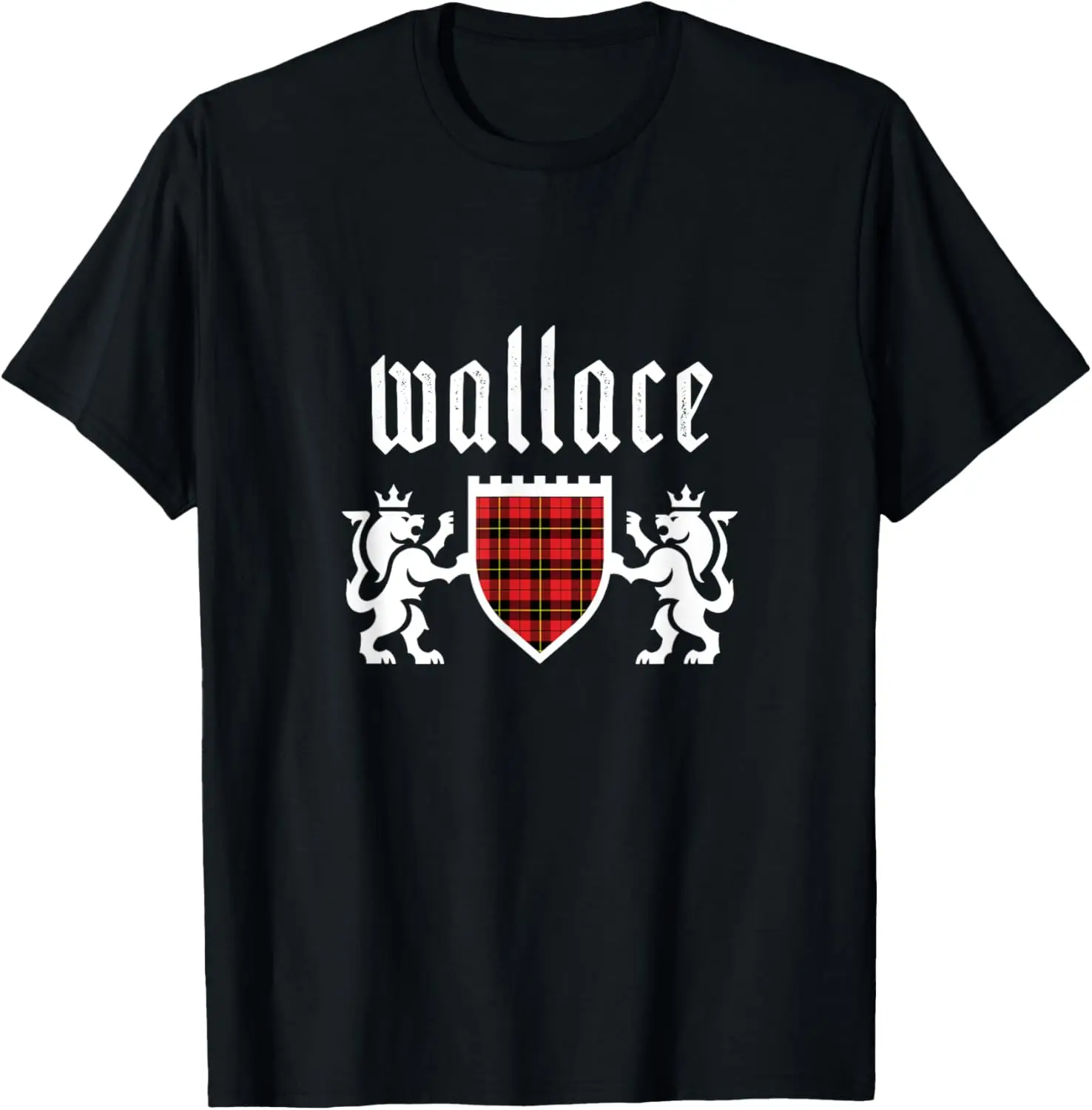 

Clan Wallace Tartan, шотландский плед, футболка Wallace Family