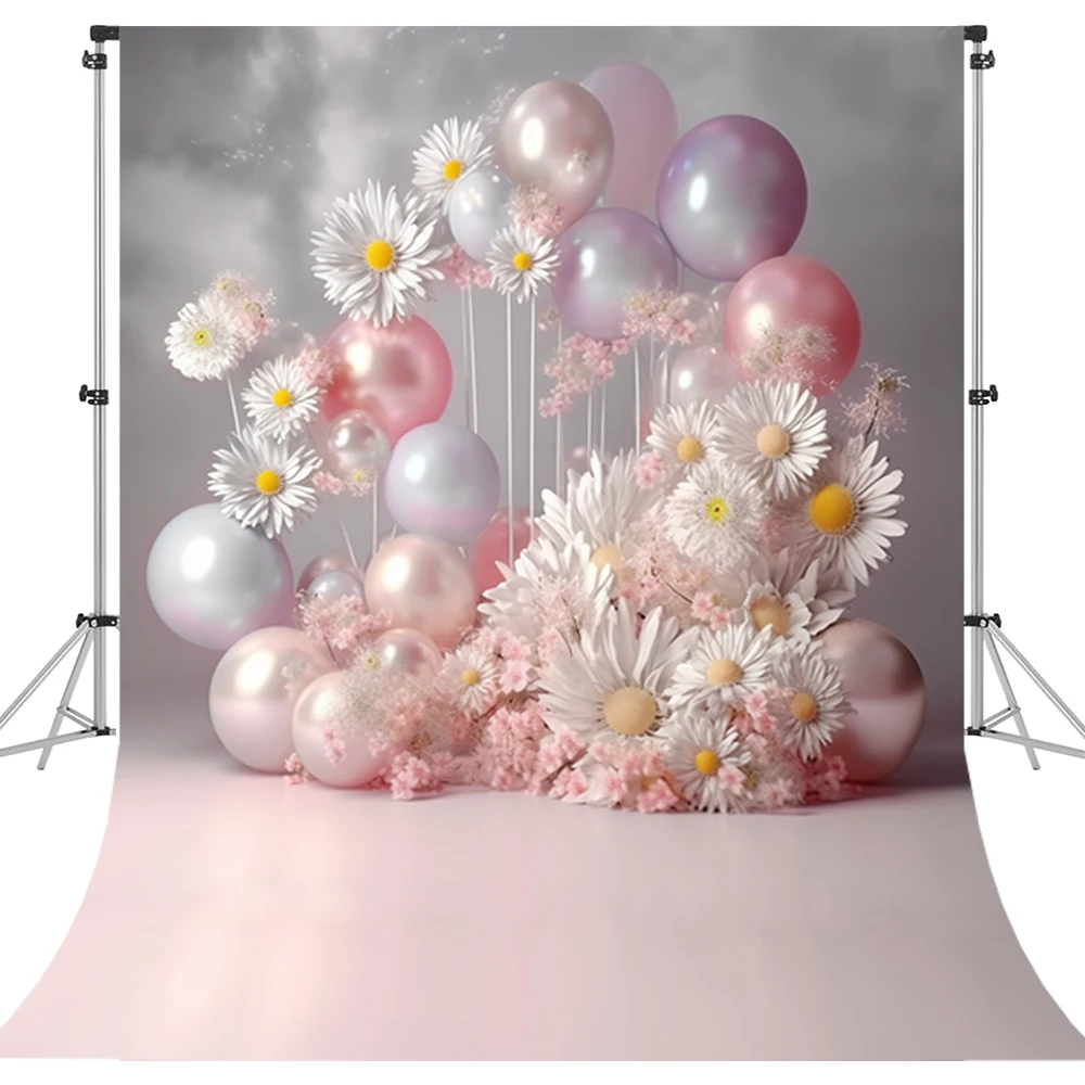 Bonvvie matrimonio sfondo floreale fotografia fiori porta matrimonio addio al nubilato Baby Birthday Party Photo Background Studio Prop