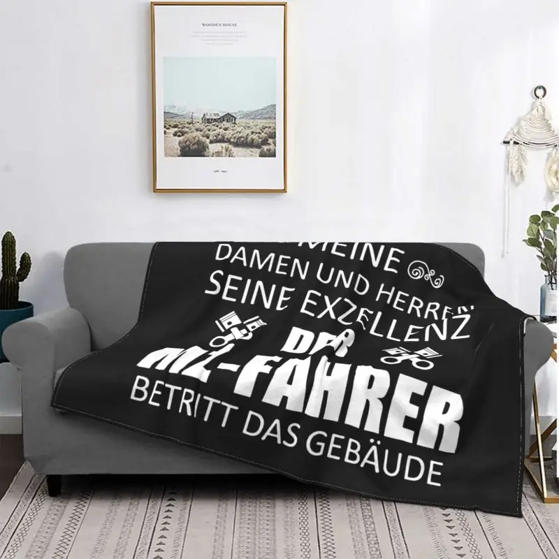 Simson Mz- Fahrer Seine Exzellenz Blanket Shaggy Bedroom Microfiber Sofa Dedicated Sleeping Sheets