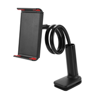 BAAE 360 Rotating Flexible Long Arms Mobile Phone Holder Desktop Bed Lazy Bracket Phone Stand for Phone and Tablet(Black)