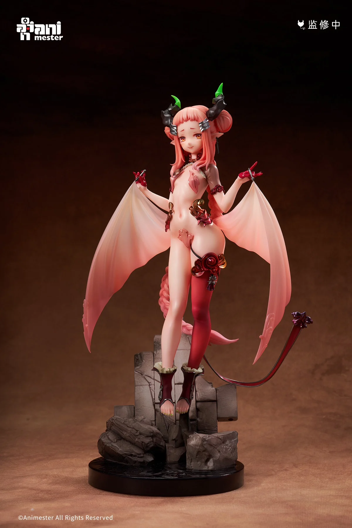 AniMester Little Succubus Yayazi 1/7 آلة أصلية فتاة نموذج لجسم تمثال شخصية الرسوم المتحركة