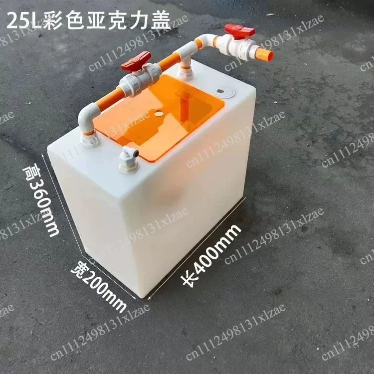 

Corrosion-Resistant Acrylic Fish Tank, Auto-Circulation Thickened Marine Tank with Large Cover Opening – For Aquarium & Lab