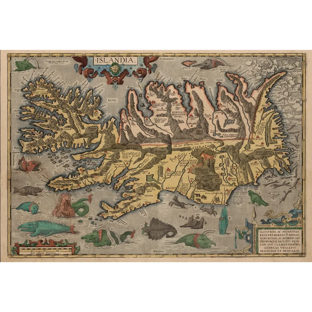 Retro Travel แผนที่โปสเตอร์ศิลปะตกแต่งคลาสสิก Vintage Wall แผนที่ละติน Unframed พิมพ์ภาพวาดห้องนั่งเล่นตกแต่งบ้าน