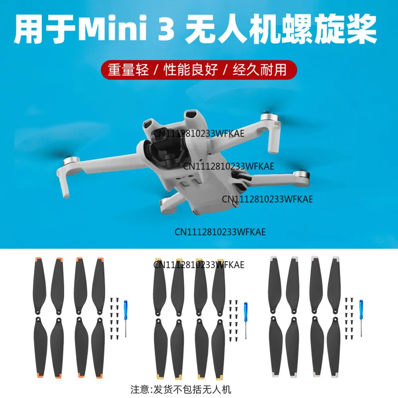 2Pcs Suitable for DJI MINI 3 Mini 3 Blade Wing Blade Wing Drone Replacement Propeller Accessories