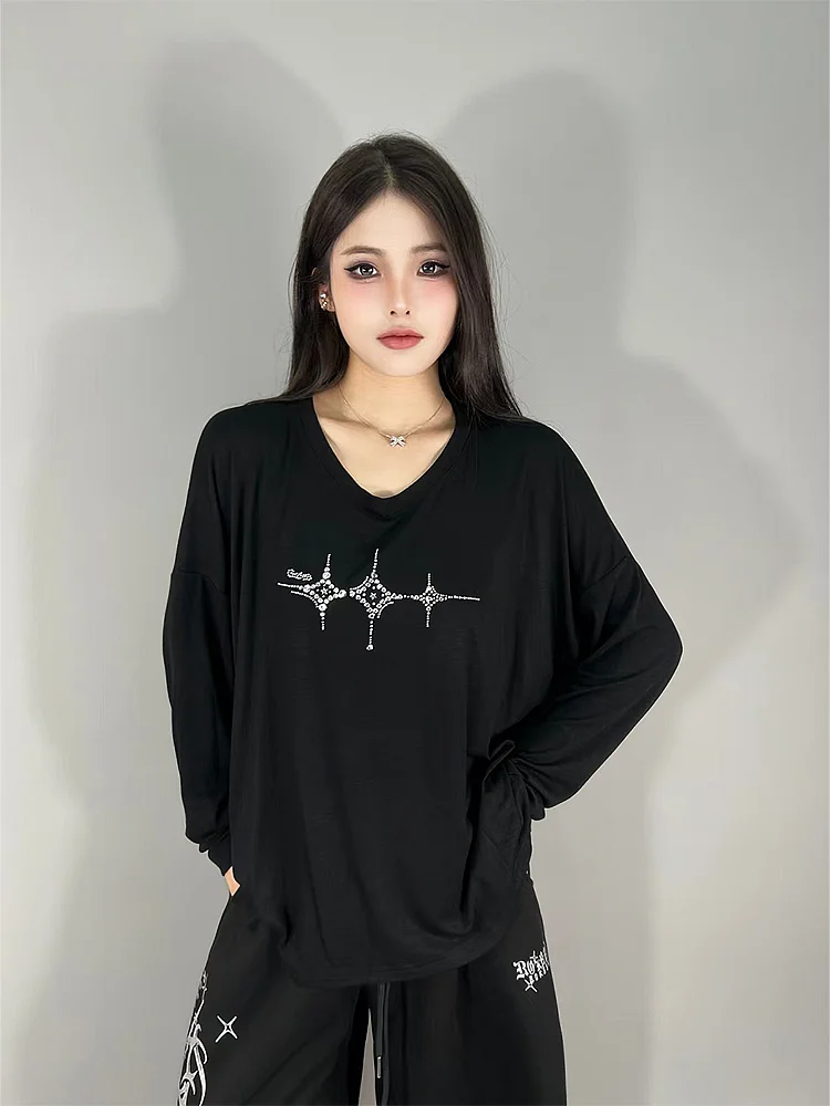Loose Long Sleeve Jazz Dance S - Streetwear Brand Logos review and price