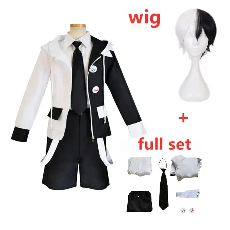 Danganronpa V3 Monokuma cosplay costumes unisex suit Monomi woman clothing coat skirt pants