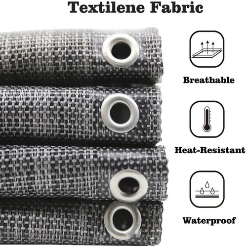 내구성이 뛰어난 범용 의자 테슬린 패브릭 천 교체, 정원 라운지 소파, 접이식 슬링 의자, 5. 25ft/1.6m