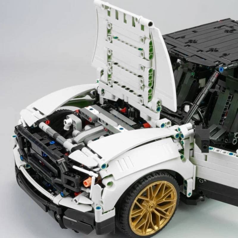 책상 장식 MOC 78624 테크니컬 픽업 트럭 키트 제작 모델 블록 슈퍼 차량 브릭 조립 장난감 크리스마스 선물 어린이용