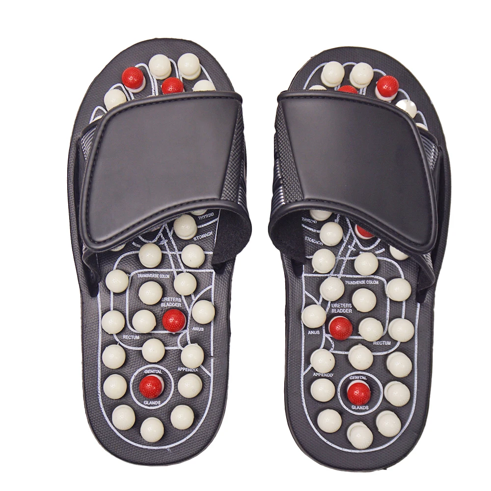 Foot Reflexology Massage Slippers Acupressure Point Mat Shoes Relief Foot Arch Heel Pain