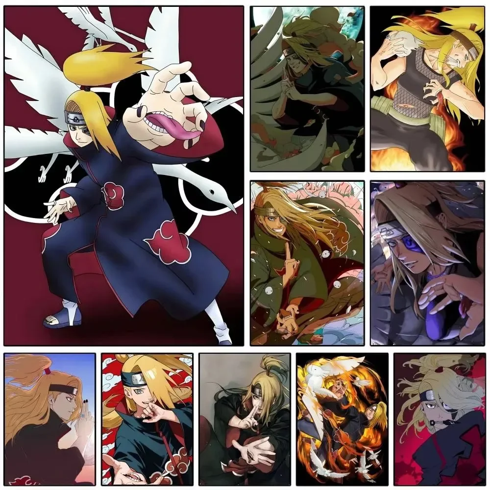 Pintura de Diamantes Anime Naruto Deidara Manga Diamantes Redondos/Cuadrados Completos Mosaico de Manga Obra de Arte Creativa Hecha a Mano Decoración del Hogar Regalo