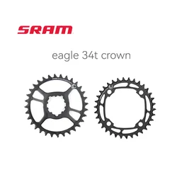 SRAM EAGLE Chainring 34T Crown X-SYNC 6mm Offset Steel SX NX X1 1000 EAGLE Chain Wheel without Bolts Bicycle Accessories