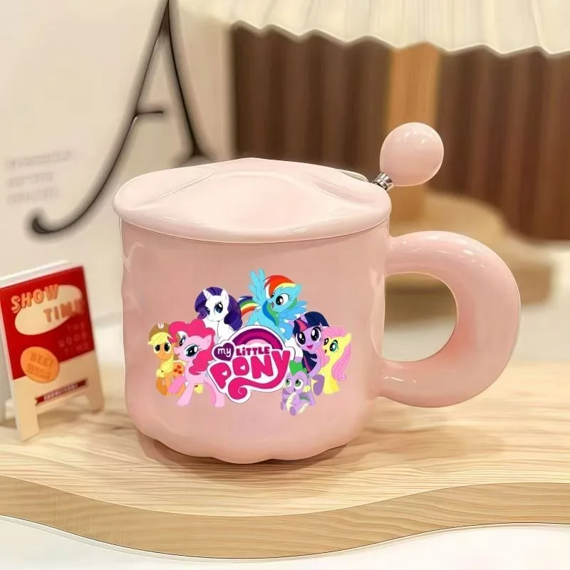 Tazza in ceramica My Little Pony simpatico cartone animato Twilight Sparkle Pinkie Pie, tazza d'acqua domestica personalizzata di alta qualità per ragazze
