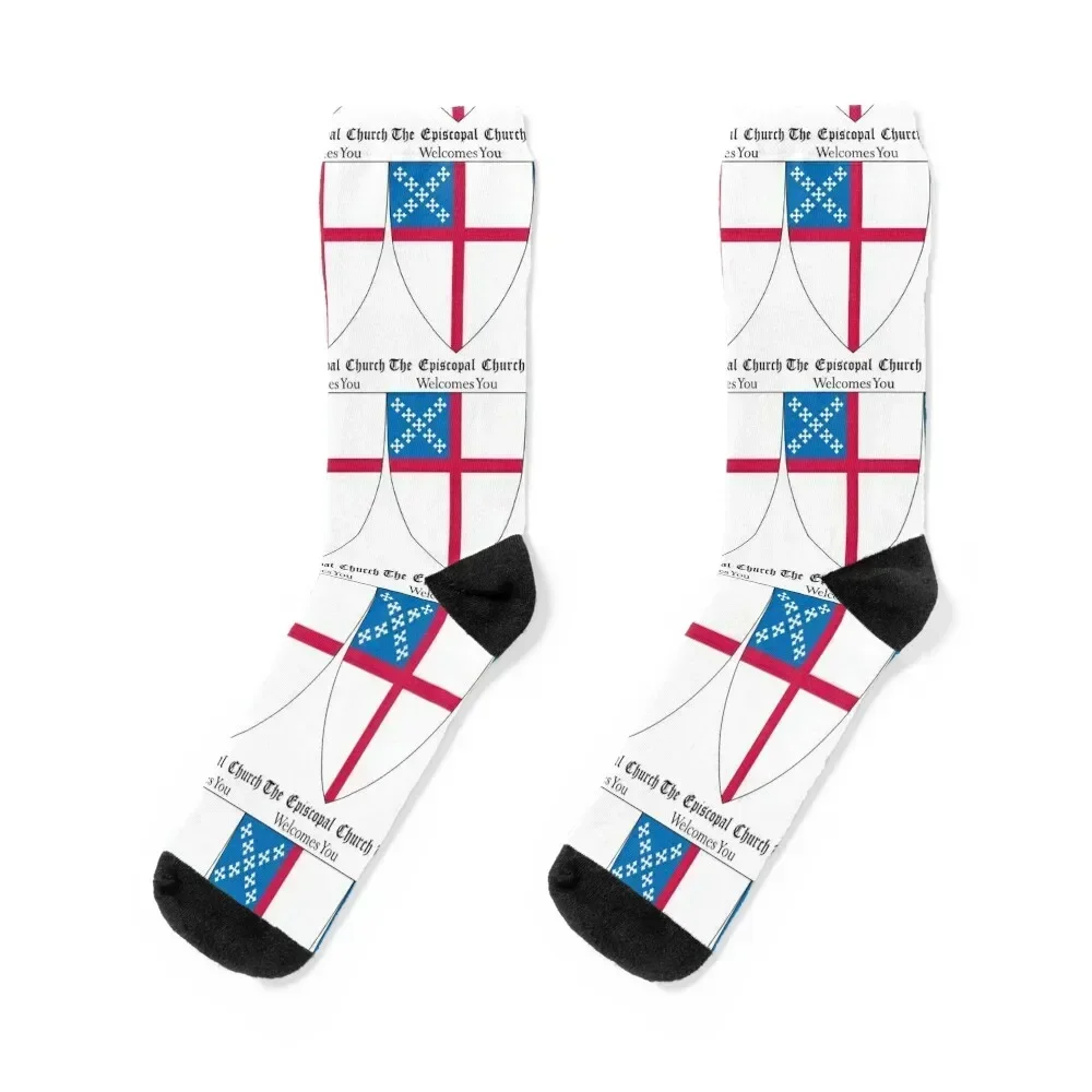 The Episcopal Church Shield with Welcomes You 1 Socks gifts winter Men's Socks Luxury Women's