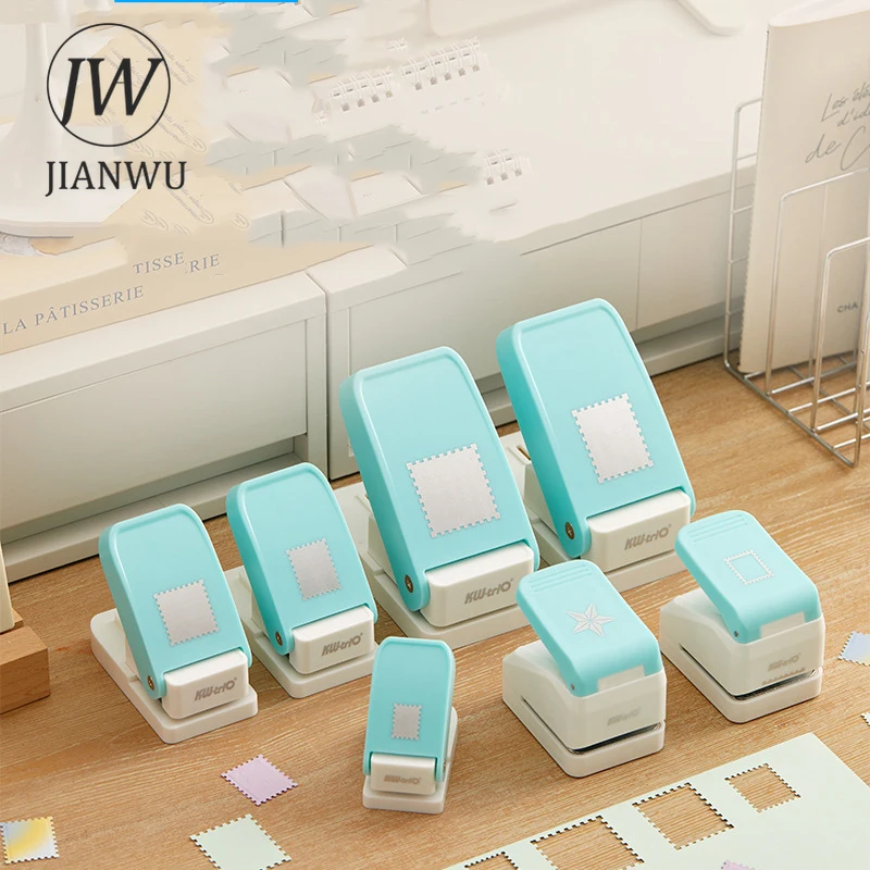 JIANWU Vintage Three-dimensional Stamp Embossing Machine Material Collage Paper Cutter Creative Journal Supplies Stationery